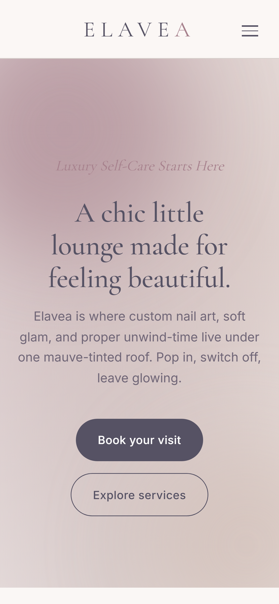 Elavea Beauty Lounge Mobile