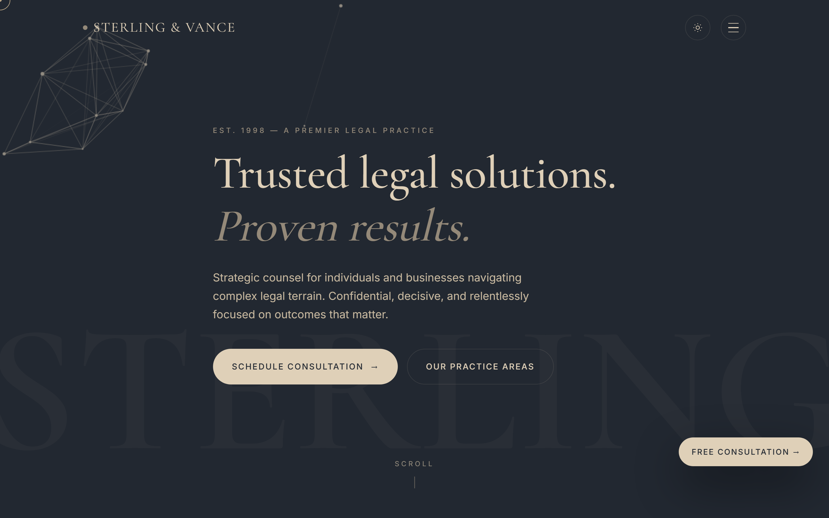 Sterling & Vance Corporate Law Desktop